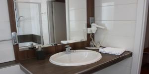Koupelna v ubytování Hotel Barth