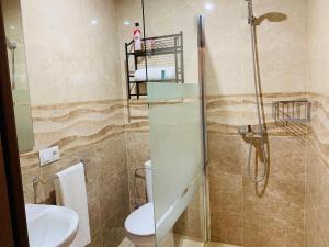 Ett badrum på Apartamentos La Casa del Azafrán