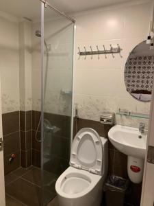 Koupelna v ubytování Hoang Yen Nhi Hotel