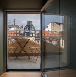 Balkon lub taras w obiekcie Hotel Arbaso
