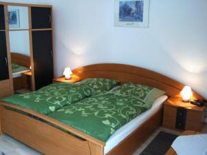 Cama o camas de una habitación en Hotel Landgasthof Puck