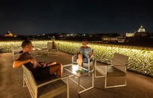 Część wypoczynkowa w obiekcie Hotel Relais Dei Papi