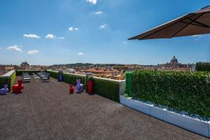 Balkon lub taras w obiekcie Hotel Relais Dei Papi