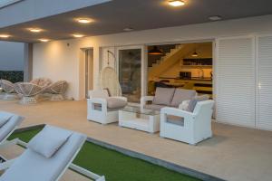 Гостиная зона в Luxury Blue Villas Vis