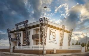 The building in which a panziókat is located