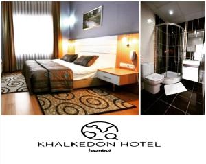 
Un ou plusieurs lits dans un hébergement de l'établissement Khalkedon Hotel Istanbul
