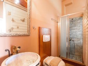 Koupelna v ubytování Villa Amvrosia Nr Kalives Crete
