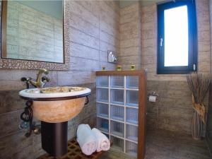 Koupelna v ubytování Villa Amvrosia Nr Kalives Crete