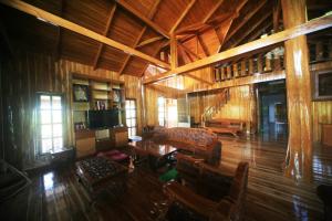 A seating area at Ban Chang Klang na