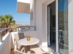 Balkón alebo terasa v ubytovaní Villa Nikos Megala Chorafia Crete