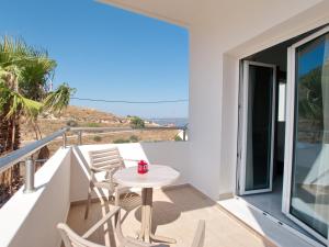 Balkón alebo terasa v ubytovaní Villa Nikos Megala Chorafia Crete