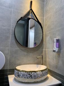 Phòng tắm tại Khải Hoàn Hotel