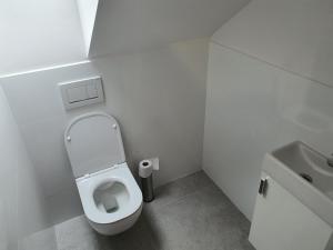 Kúpeľňa v ubytovaní Farma Zelená Ruža