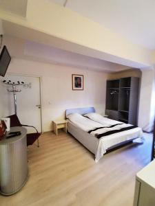 Postel nebo postele na pokoji v ubytování Arkadia Hotel & Hostel