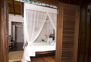 Krevet ili kreveti u jedinici u okviru objekta Spring Hotel Bequia