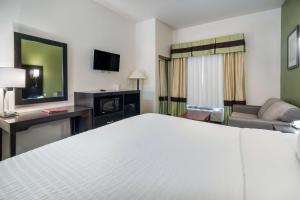 Postel nebo postele na pokoji v ubytování Clarion Inn & Suites Weatherford South