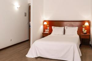 Postel nebo postele na pokoji v ubytování Hotel Comendador