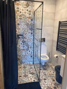Koupelna v ubytování Nova Apartamenty Rewa