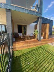Zahrada ubytování Nova Apartamenty Rewa