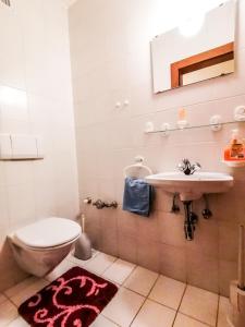 Kúpeľňa v ubytovaní Haus am Römerbad