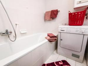 Kúpeľňa v ubytovaní Haus am Römerbad