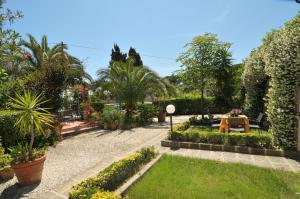 A garden outside Hotel Villa Rodriguez