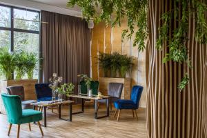 Posezení v ubytování Bloom Hotel Airport Okęcie