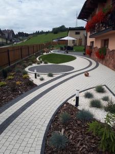 Vonkajšia záhrada v ubytovaní Villa Moje Tatry 2