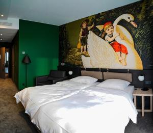 Postel nebo postele na pokoji v ubytování Hotel Viktorosa + 37 fotografií