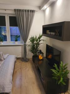 Posteľ alebo postele v izbe v ubytovaní A&S Apartments - WIDOK