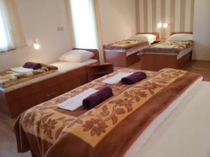 A bed or beds in a room at Pansion CASA GAGRO