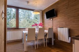 TV a/nebo společenská místnost v ubytování Appartamento Volpi