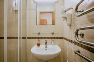 Koupelna v ubytování Hotel Vita