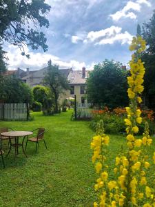 Vrt u objektu Stylový historický apartmán se zahradou v srdci Moravy poblíž Kroměříže a Olomouce