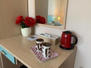 Coffee and tea making facilities at Villa Ai Colli