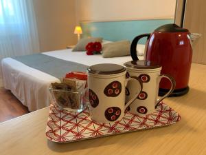 Coffee and tea making facilities at Villa Ai Colli