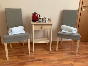 Coffee and tea making facilities at Villa Ai Colli