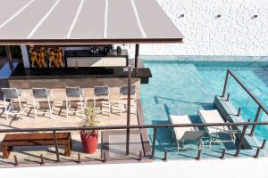 Bazén v ubytování Granterrara Hotel nebo v jeho okolí