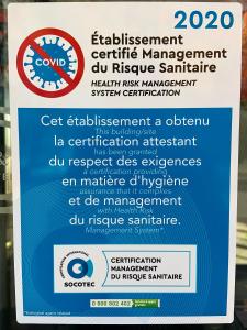 a sign in a store that says get reliable maintenance at B&B HOTEL Paris Porte des Lilas in Paris