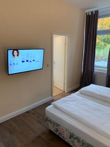 Postel nebo postele na pokoji v ubytování Berliner Hof