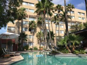 Bazén v ubytování Hotel Palacio Azteca nebo v jeho okolí