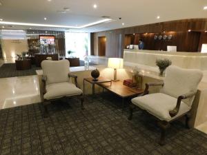 Posezení v ubytování Hotel Palacio Azteca