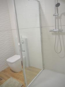 Kúpeľňa v ubytovaní Holiday Apartmanház