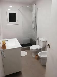 Kylpyhuone majoituspaikassa Carrer Esparreguera
