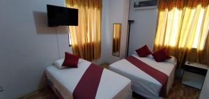 Voodi või voodid majutusasutuse Hotel San Fernando toas