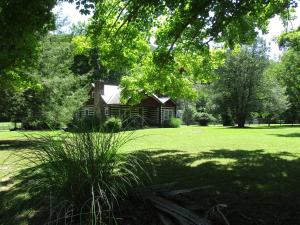 Cabin retreat just off I-77, wonderful experience for 2!外面的花园