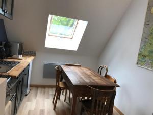 Dining area in a vendégházakat