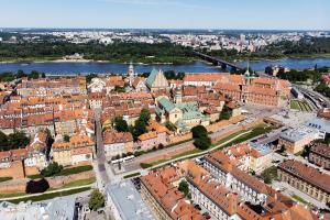 Výhľad na mesto Varšava alebo výhľad na mesto priamo z apartmánu