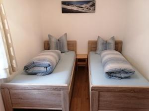 Uma cama ou camas num quarto em Mountain alpine