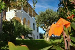 A garden outside West Crete Chania - Villa Europa
